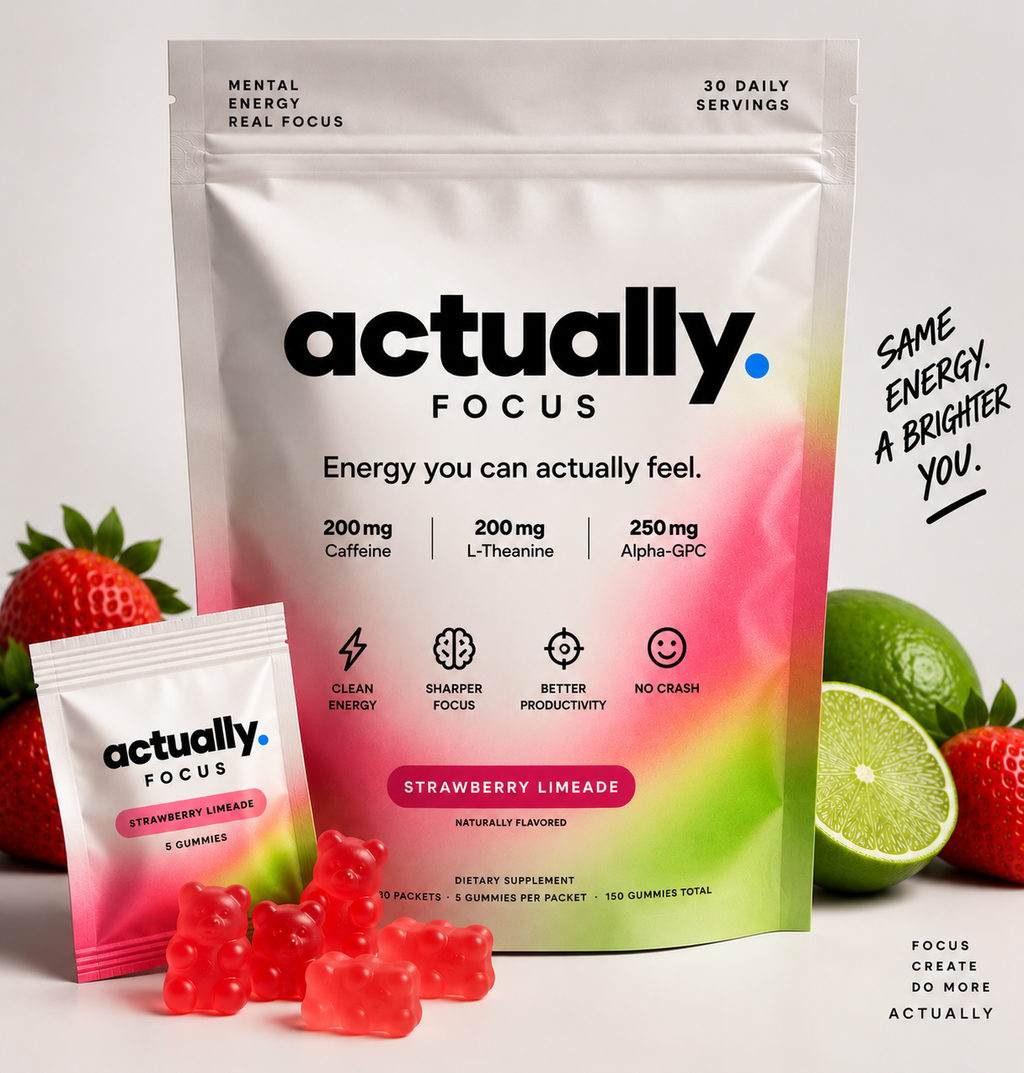 Actually Focus - Energy and Focus Gummies